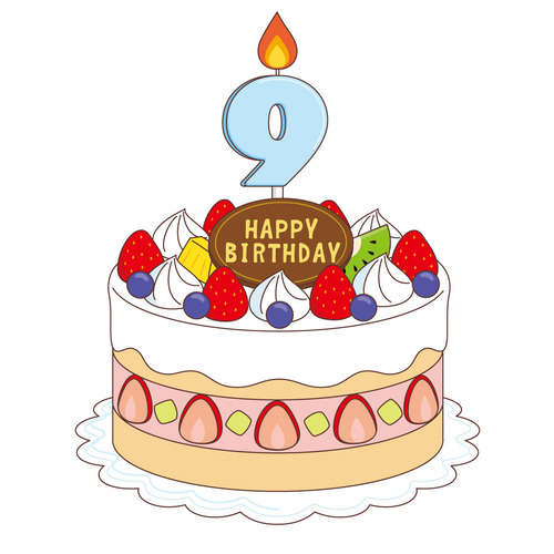 誕生日ケーキ（9月）（食べ物・飲み物/その他一般・装飾）