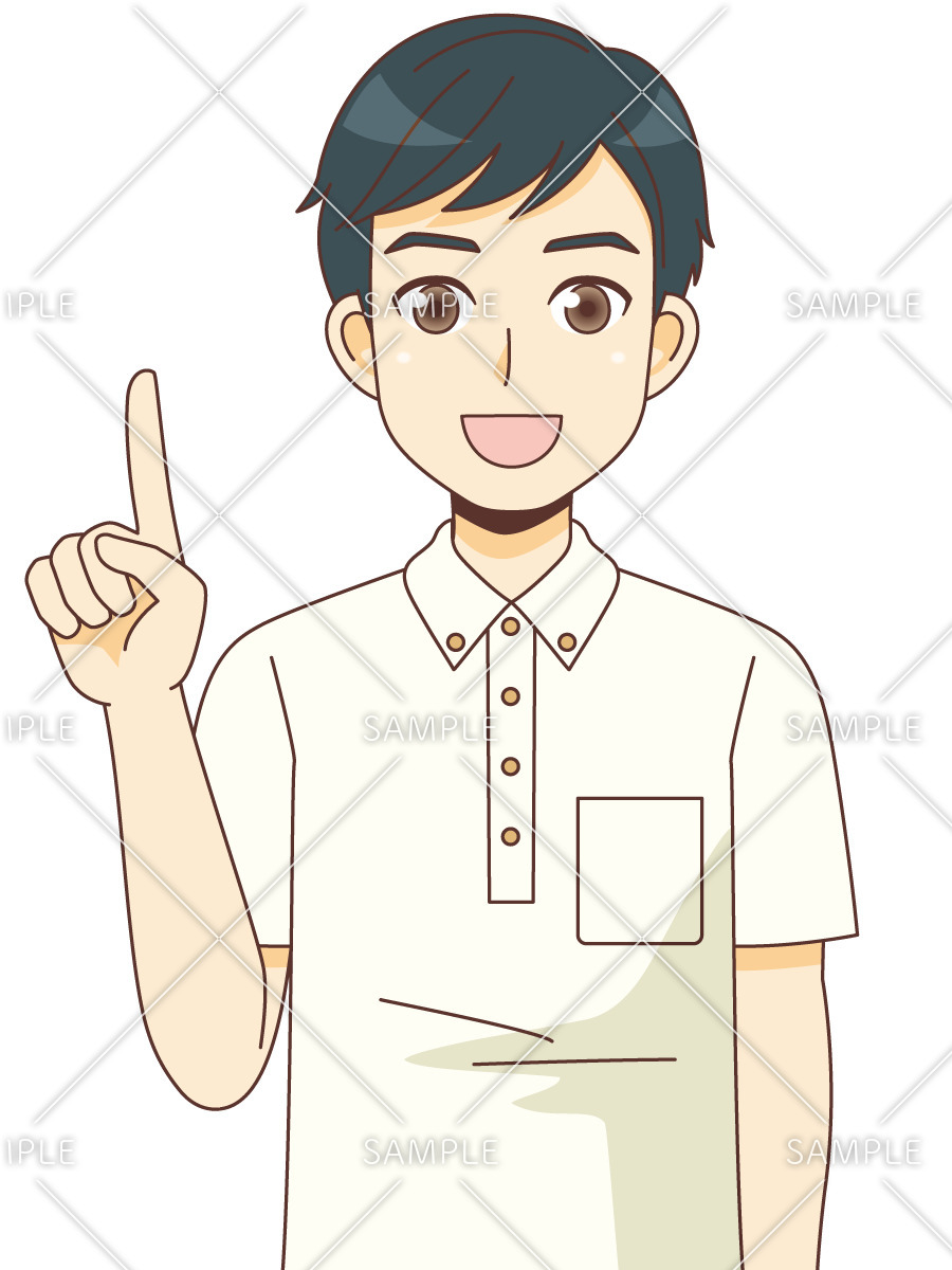 説明する男性介護職 介護士 ヘルパー 介護現場の人物 の無料イラスト 介護アンテナ 説明する男性介護職 介護士 ヘルパー 介護現場の人物 の無料イラスト 介護アンテナ