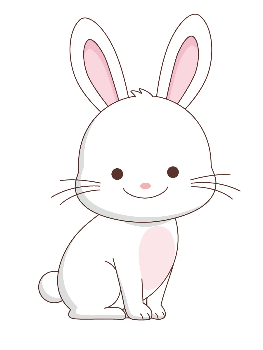 かわいいうさぎ（動物/その他一般・装飾）の無料イラスト | 介護アンテナ