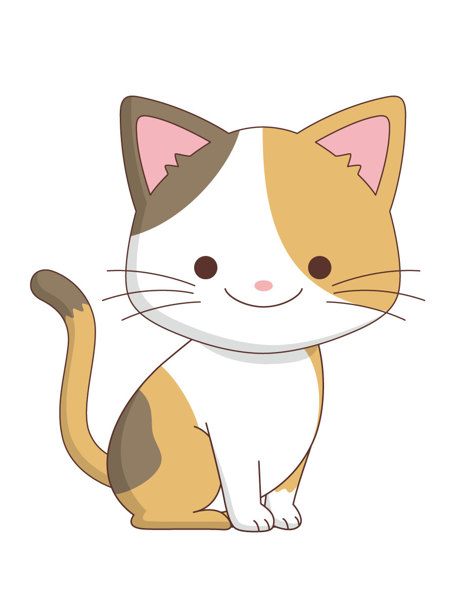 かわいいねこ 動物 その他一般 装飾 の無料イラスト 介護アンテナ