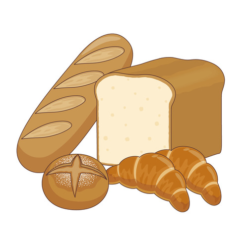 パン（食べ物・飲み物/その他一般・装飾）のイラスト