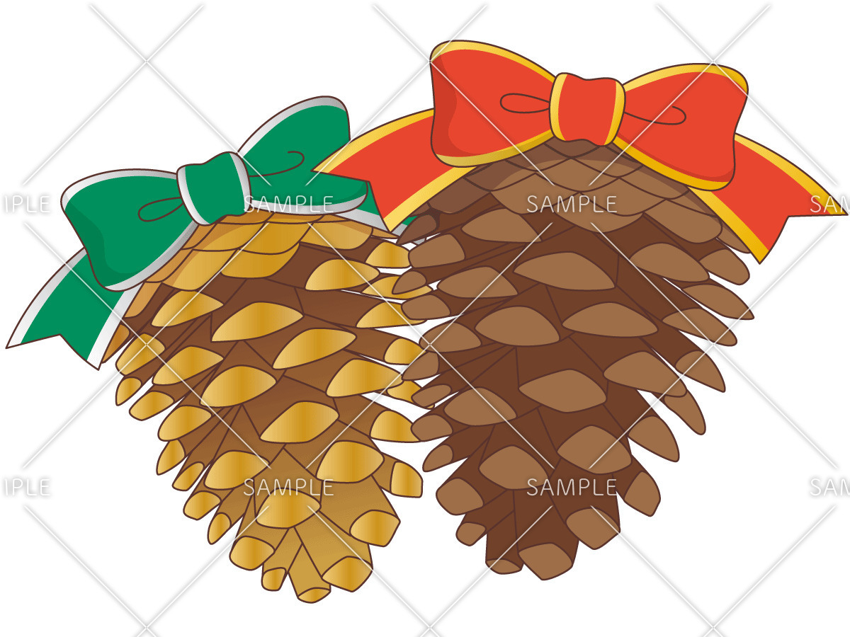 松ぼっくりのクリスマス飾り 季節 行事 その他一般 装飾 の無料イラスト 介護アンテナ 松ぼっくりのクリスマス飾り 季節 行事 その他一般 装飾 の無料イラスト 介護アンテナ