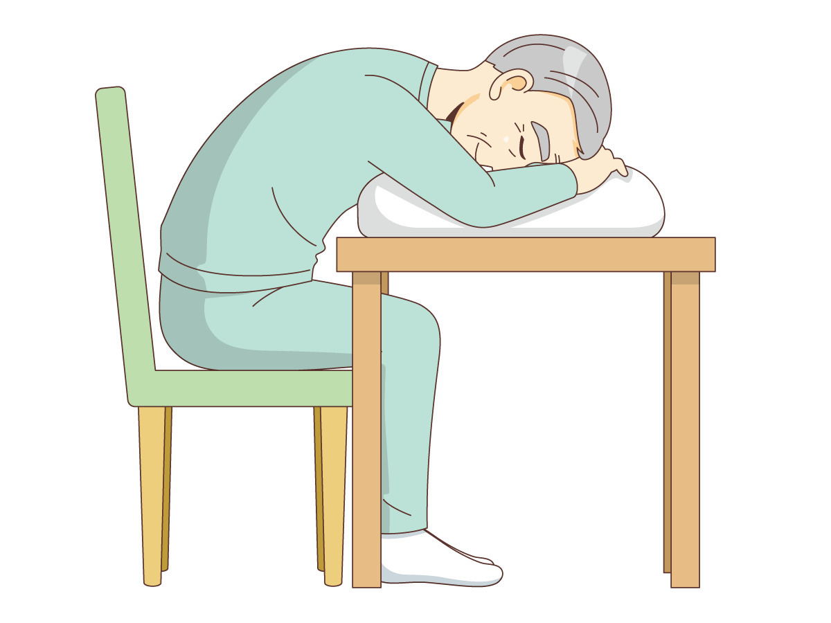 起座位 高齢者 おばあさん おじいさん 介護現場の人物 の無料イラスト 介護アンテナ