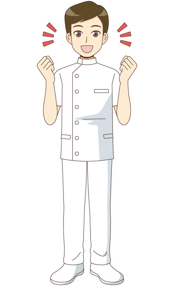 ガッツポーズする男性看護師 看護師 医療 病気 の無料イラスト 介護アンテナ ガッツポーズする男性看護師 看護師 医療 病気 の無料イラスト 介護アンテナ