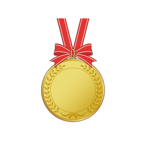 金メダル（季節・行事/その他一般・装飾）のイラスト