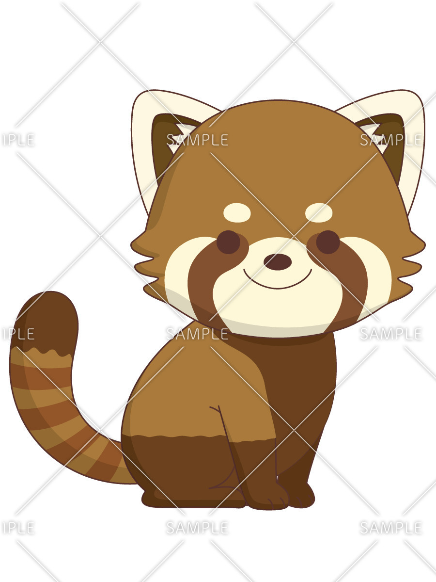 かわいいレッサーパンダ 動物 その他一般 装飾 の無料イラスト 介護アンテナ かわいいレッサーパンダ 動物 その他一般 装飾 の無料イラスト 介護アンテナ