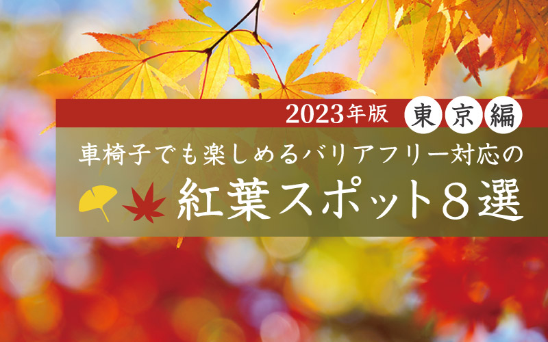 2023年版！車椅子でも楽しめるバリアフリー対応の紅葉スポット8選【東京編】