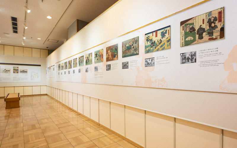 「鳥獣人物戯画」や風刺画や、江戸のまんがを紹介している企画展「江戸のまんが」など趣向を凝らした展示も多い。