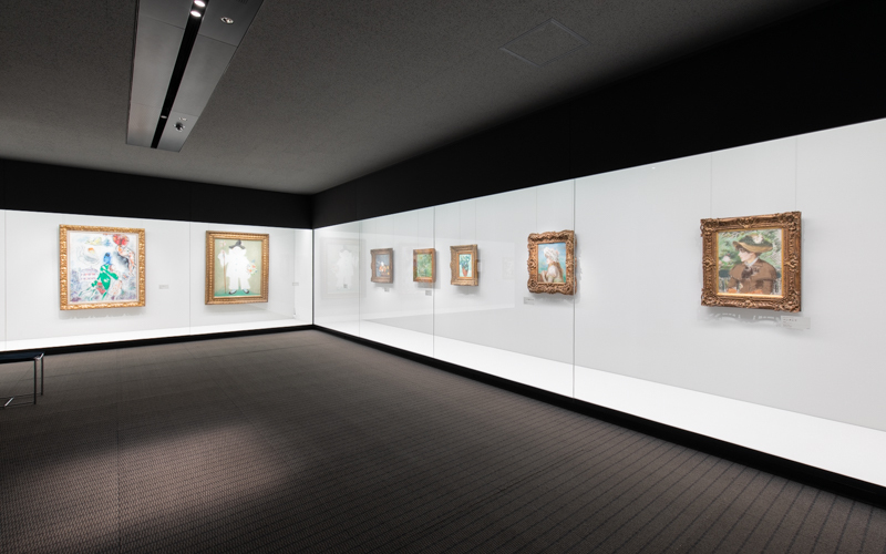 ポーラ美術館のコレクションの中から厳選された作品が展示されているコーナーもある。