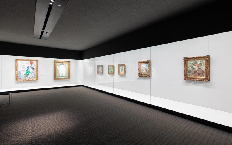 ポーラ美術館のコレクションの中から厳選された作品が展示されているコーナーもある。