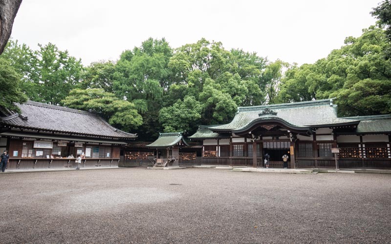 別宮横には「上知我麻神社」をはじめとしたお社が複数ある。